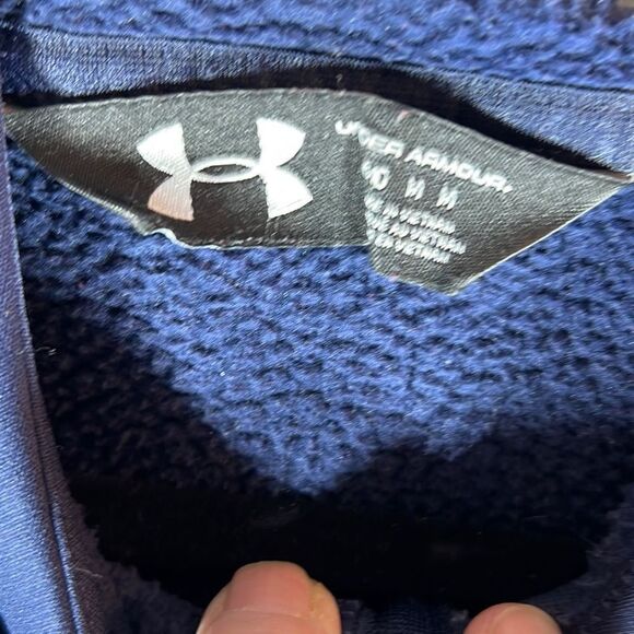 Under Armour Long Sleeve Full Zil Hooded Jacket. Blue. Size Medium - Picture 4 of 9
